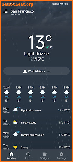 Weather - Live Radar & Widgets screenshot