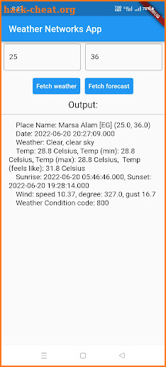 Weather Networks App screenshot