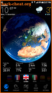 WEATHER NOW Premium US Forecast, 3D Earth & Widget screenshot