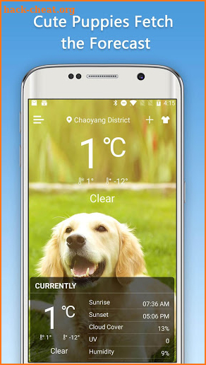 Weather Puppy-Radar,Forecast & Pet Dog Pictures screenshot