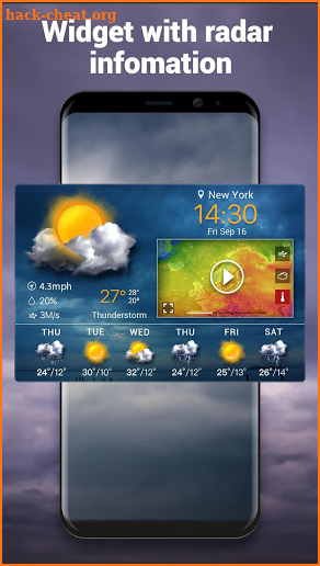 Weather Radar Alerts App & Global Forecast screenshot