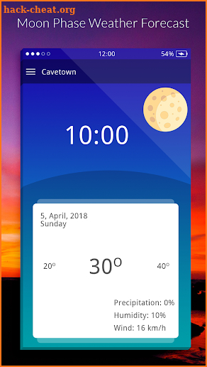 Weather Radar & Weather Clock screenshot