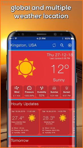 Weather Radar App 2019 Animated Weather Forecast screenshot