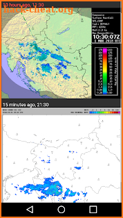 Weather Radar HR and SLO screenshot