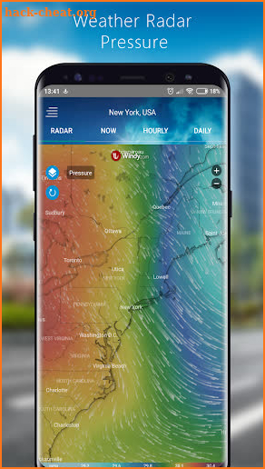 Weather Radar Maps Live - Waves Rain Wind Clouds screenshot