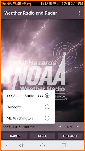 Weather Radio and Radar screenshot