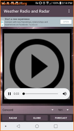 Weather Radio and Radar screenshot