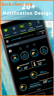 Weather Rise Clock 30+ Widgets screenshot