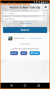 Weather Route - FREE screenshot