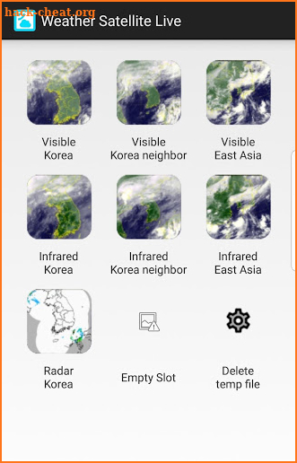 Weather Satellite Live Image Korea & East Asia screenshot