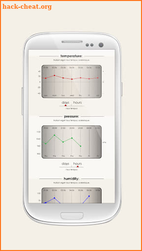 Weather Station with barometric pressure sensor screenshot