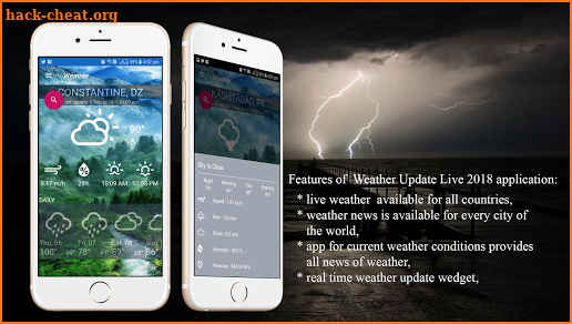 Weather Update Live 2018 & Weather Forcast,Widget screenshot