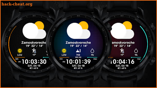 WEATHER Watch Face screenshot