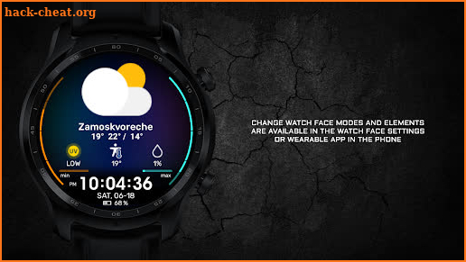 WEATHER Watch Face screenshot