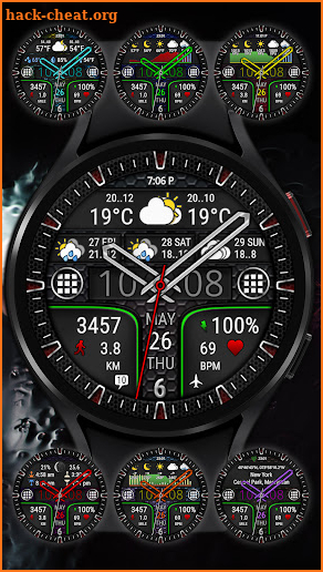 Weather watch face W2 screenshot