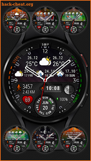 Weather watch face W3 screenshot