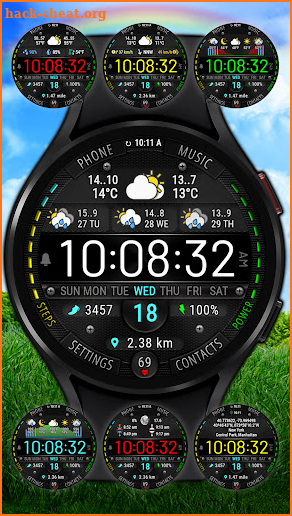 Weather watch face W4 screenshot