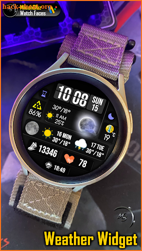 Weather Widget Watch Face screenshot