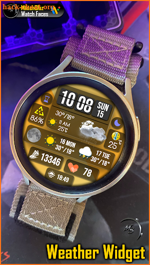 Weather Widget Watch Face screenshot