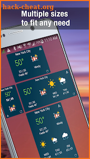 WeatherBug Widget screenshot