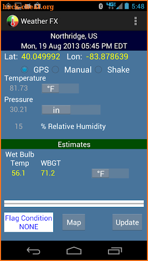 WeatherFX screenshot