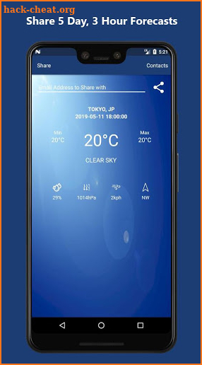 WeatherShare: Share Weather Reports Instantly screenshot