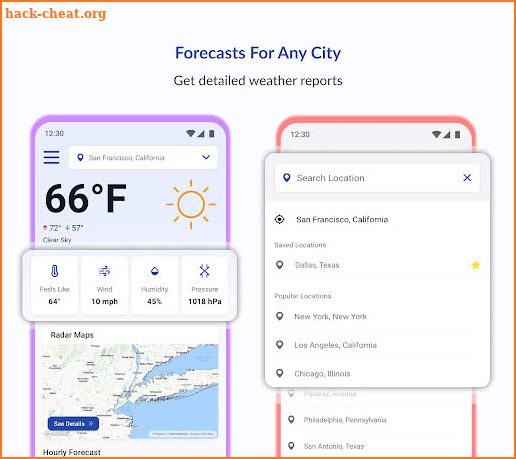 WeatherVane: Forecast & Radar screenshot