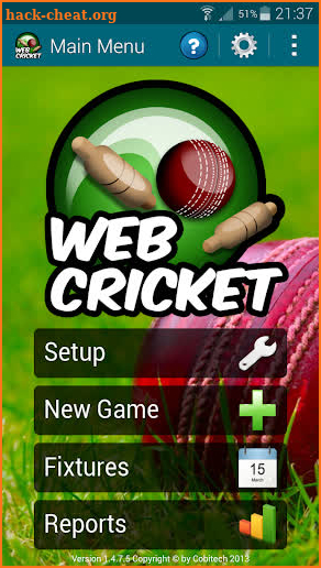 WebCricket screenshot