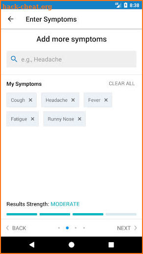 WebMD screenshot