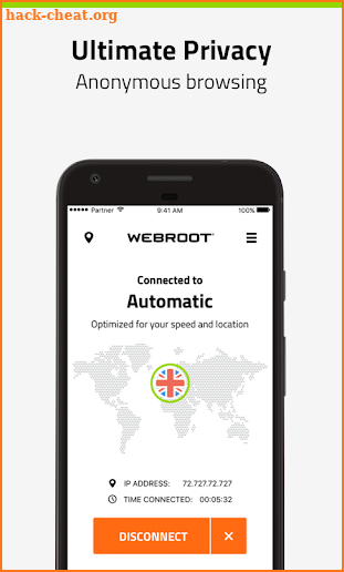 Webroot WiFi Security VPN & Data Privacy screenshot