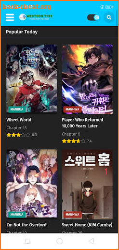 Webtoon Tree screenshot