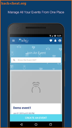 WebWedMobile screenshot