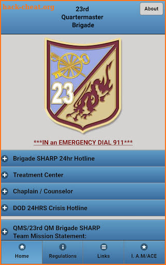 WeCare, 23rd Quartermaster BDE screenshot