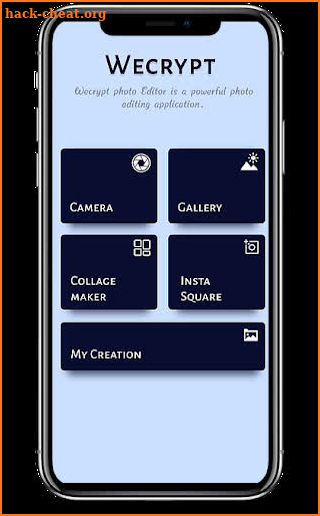 Wecrypt: Photo Editor Body Editor, Collage Maker screenshot