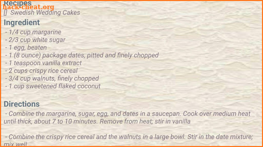 Wedding Cake Recipes screenshot