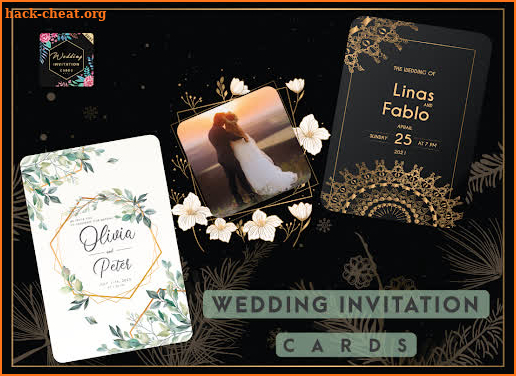 Wedding card invitation maker : greeting card rsvp screenshot