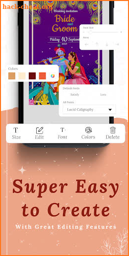 Wedding Card Maker Indian screenshot