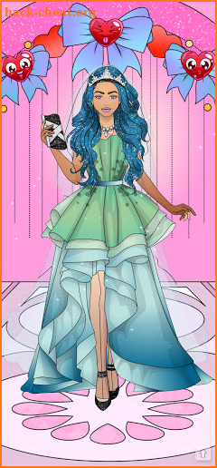 Wedding Coloring Dress Up - Games for Girls screenshot