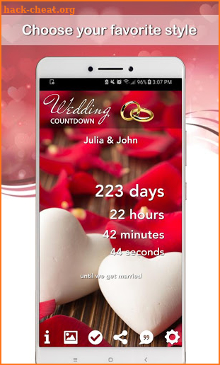 Wedding Countdown App 2020 / 2021 screenshot