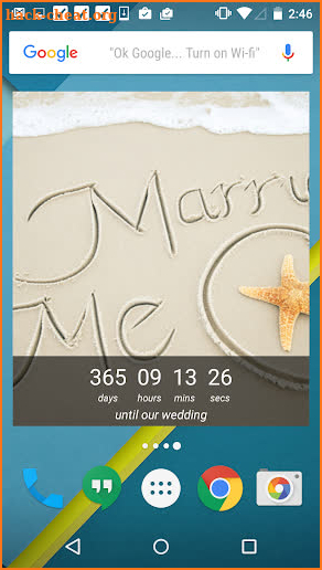 Wedding Countdown Widget screenshot