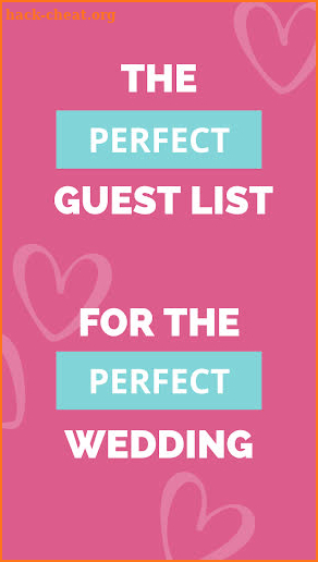 Wedding Guest List. WedGuest screenshot