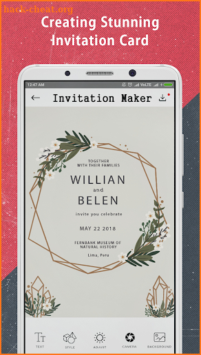 Wedding Invitation Card & Flyer, Poster Maker screenshot