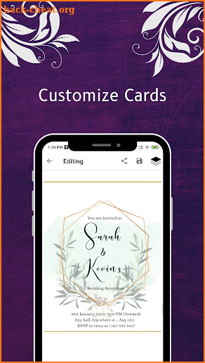 Wedding Invitation Card Maker screenshot