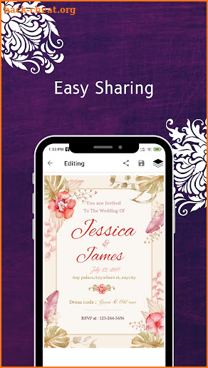 Wedding Invitation Card Maker screenshot