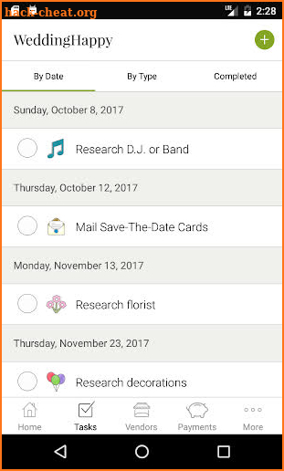 WeddingHappy - Wedding Planner screenshot