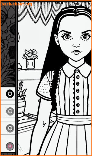 Wednesday Addams Coloring Book screenshot