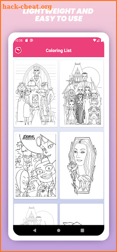 Wednesday Addams Coloring Book screenshot