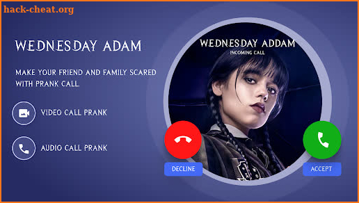 Wednesday Addams – Fake Call screenshot