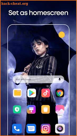 Wednesday Addams Wallpaper HD screenshot