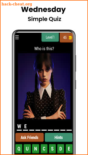 Wednesday Simple Quiz screenshot